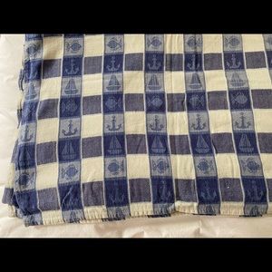 Sailboat Anchor Fish Tablecloth et al